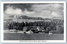 Butte Montana MT Postcard View Of Montana State Institution School Of Mines picture