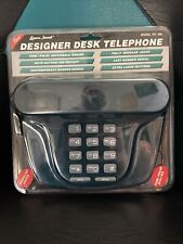 Vintage 1990's Lenoxx Sound Designer Desk Telephone PH-306 New Sealed Dark Green picture
