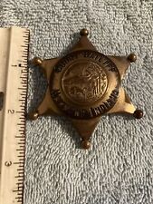 Old Antique Obsolete Hammond Indiana Bailiff Police Badge Chicago 1920's picture
