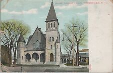c1900s Second Reformed Church Somerville New Jersey postcard B878 picture