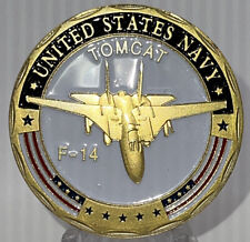 * UNITED STATES Navy F-14 Tomcat Challenge New Coin In An Airtight Capsule picture
