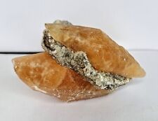 Unique Double Crystal Elmwood Calcite on Matrix, Elmwood Mine, Tennessee picture