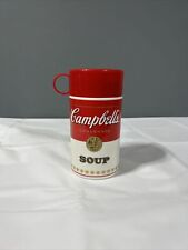 Vintage 1998 Campbell's Soup Can-tainer Insulated Thermos Container 11.5 oz  AS picture