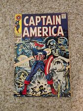 Captain America 107 VG Condition 1st Doctor Faustus Red Skull Cover Marvel 1968 picture