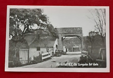 1950s Boes Photo Post Card OLD TURNPIKE TOLL GATE COVERED BRIDGE Harkimer N. Y. picture