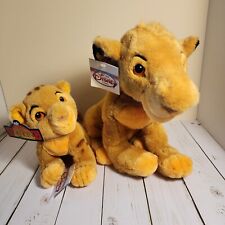 Lion King Simba Plush Pair Disney Parks Store Used With Tag 8