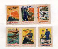 Keep Em Rolling World War II Poster/Cinderella Stamps picture