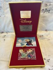 Disney Acme HotArt Frozen Pin Young Elsa Anna Hans LE 100 Jumbo Box & Lithograph picture