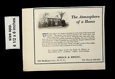 1925 Atmosphere of a Home Prince Ripley Real Estate NYC Vintage Print ad 14902 picture