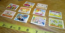 vintage lot 10 paper Cracker Jack premiums  1-20 cjg picture