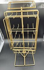 Vintage Metal General Store Wire Swivel Counter Top Display Rotating 4 Tier MCM picture