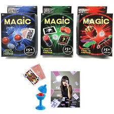3 Packs Magic Tricks Game Set Kids Children Fun At Home Cards Puzzle Magician 6+ picture