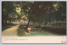 Bridge Over Creek Paxtang Park Harrisburg Pennsylvania 1905 Rotograph Postcard picture