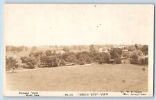 Rudd Iowa IA Postcard RPPC Photo Bird's Eye View c1910's Unposted Antique picture