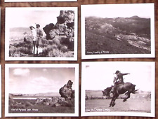 1930s RENO NEVADA SELECTED PHOTOGRAPHS MINI SOUVENIR PHOTO RPPC SET OF 10 Z3284 picture
