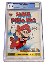 Super Mario Bros. #1 1990 Nintendo Comics System Valiant CGC 8.5 picture