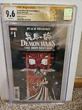 Demon Wars: Down in Flames #1 Peach Momoko CGC 9.6 SS Custom Label Signed picture