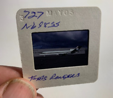 727 TEXAS RANGERS mlb JET aviation AIR plane COMMERCIAL AIRLINE 35mm SLIDE #770 picture