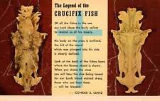 Vintage Postcard- FK41 Legend of the Crucifix Fish. Unused 1950s (Some Creasing) picture