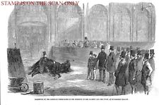 J S RAREY American Horse Tamer at Buckingham Palace : Original 1858 Print 701/63 picture