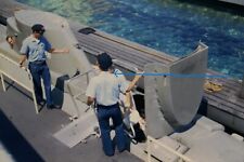 1968 35mm Slide Disneyland Passengers Guests Boarding Submarine Voyage #1060 picture