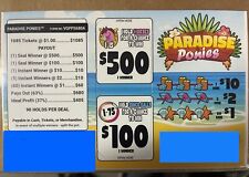 NEW pull tickets Paradise Ponies - Seal Card Tabs picture