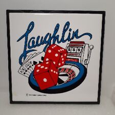 Laughlin Nevada Gambling Theme Trivet Slots Craps Roulette Casino New Boxed 1992 picture