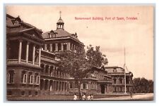 Government Building Port of Spain Trinidad BWI Davidson & Todd DB Postcard P18 picture