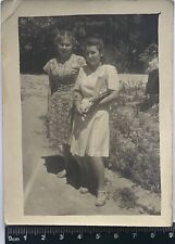 Two Pretty Cute Young Woman Charming Attractive Lady’s/Girls Old Photo #1025 picture