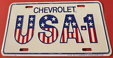 USA1 Chevrolet Dealership Booster License Plate Chevy USA-1 picture