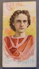 1880s Poor Boys Edwin Booth American Actor Duke's Cigarette Tobacco Card Booklet picture
