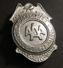 Antique/Vintage AAA Patrolman School Safety Patrol Miami FLSecurity Guard Badge picture
