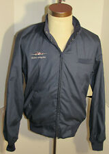 VTG LIGHTWEIGHT 'SUPER KING AIR' EMBROIDERED BOMBER JACKET GREAT SHAPE USA S picture