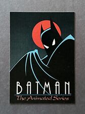 1993 Topps Batman the Animated Series BATMAN TITLE HEADER #1 picture