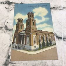 Vintage Linen Postcard Downtown Presbyterian Church Nashville Tennessee Message picture