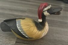 Rare Tii Collections Resin Holiday Goose With Santa Cap W5520 picture
