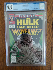 What If... #50, Hulk had killed Wolverine, Embossed Foil Cover, CGC 9.8 picture