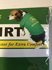 John Deere Dog T-Shirt Large New In Package picture