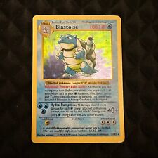 Shadowless Blastoise 2/102 Base Set Holo Rare Pokemon Card picture