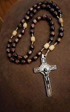 Made in Italy Rosary Blessed by Pope Francis Vatican Rome Holy Father Medal New picture