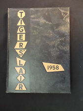 Vintage 1958 Snyder Texas High School Annual Tigers Lair picture