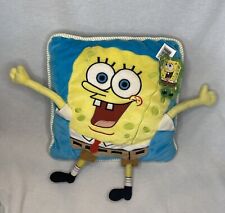 2001 SpongeBob Squarepants Nickelodeon 3D Plush Pillow With Arms & Legs W/Tags picture