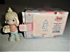 Precious Moments 2 different Toddler Son figurines with original boxes picture