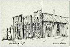Barber Shop, Gas Station, Randsburg, California picture