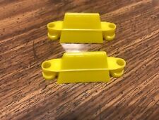 Set of 2 Gottlieb Yellow Tent Style Pinball Lane Guides C15647Y ( NEW ) picture