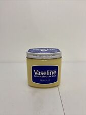 Vintage 1980s Vaseline PURE PETROLEUM JELLY 1/2 Full Jar BLUE SEAL 15oz Set Prop picture