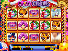 CRAZY CIRCUS by ASTRO CHERRY MASTER CGA 2 IN ONE GAME 25 LINER/9 LINER BINGO picture