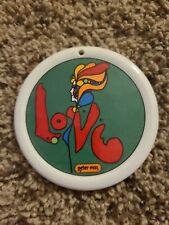 Vintage 60s PETER MAX  Original Iroquois China Disk picture