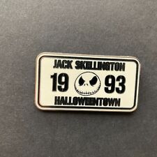 DLR Nightmare Before Christmas Jack Skellington License Plate Disney Pin 93181 picture