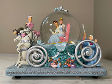 Disney 20+ Yr Old Musical Motorized Snow Globe ft. Cinderella & Prince Charming picture